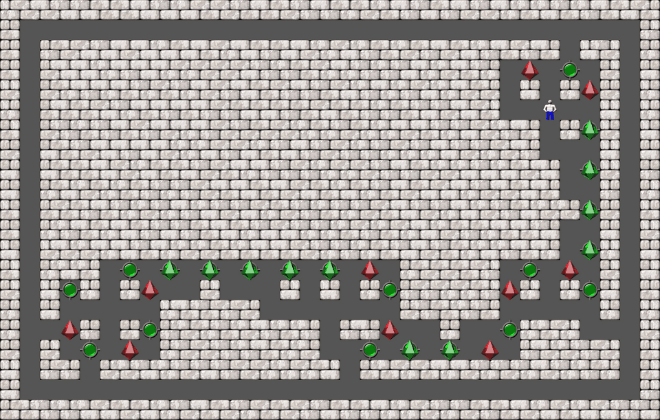 Sokoban Bugs550 collection level 141